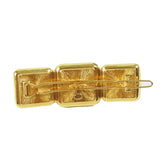 Chanel COCO Mark Hair Accessories Black Gold
