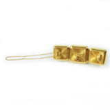 Chanel COCO Mark Hair Accessories Black Gold