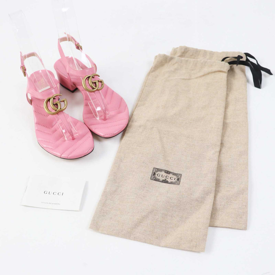 Gucci Sandals 674840 Main: Leather pink Women 34 1/2