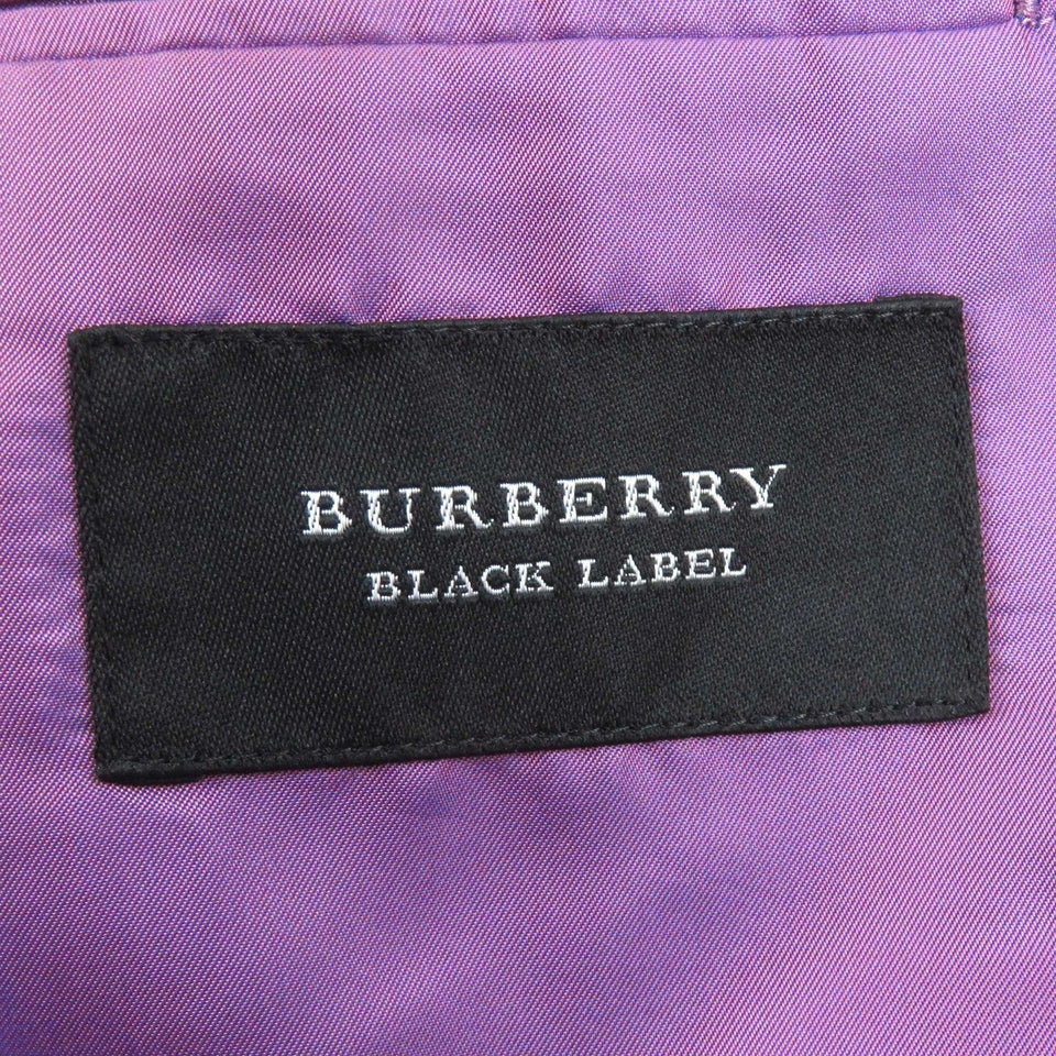 Burberry BLACK LABEL suit Outer material: 100% wool, Lining: Cupra, Lining: Polyester, Part: Cupra, (Outer material Super 110S  ) Dark Gray Purple mens 165 36R