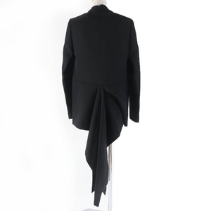 Burberry tailored jacket 8046742 Main: 100% virgin wool, Lining: 100% silk, Sleeve lining: 100% silk, Part: 100% silk black Women 36