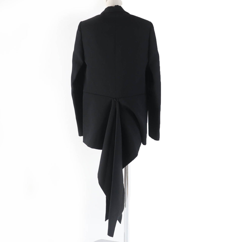 Burberry tailored jacket 8046742 Main: 100% virgin wool, Lining: 100% silk, Sleeve lining: 100% silk, Part: 100% silk black Women 36