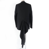 Burberry tailored jacket 8046742 Main: 100% virgin wool, Lining: 100% silk, Sleeve lining: 100% silk, Part: 100% silk black Women 36