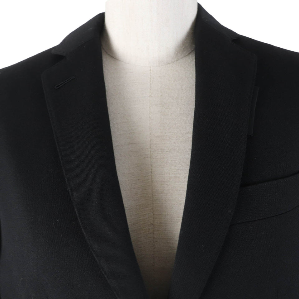 Burberry tailored jacket 8046742 Main: 100% virgin wool, Lining: 100% silk, Sleeve lining: 100% silk, Part: 100% silk black Women 36