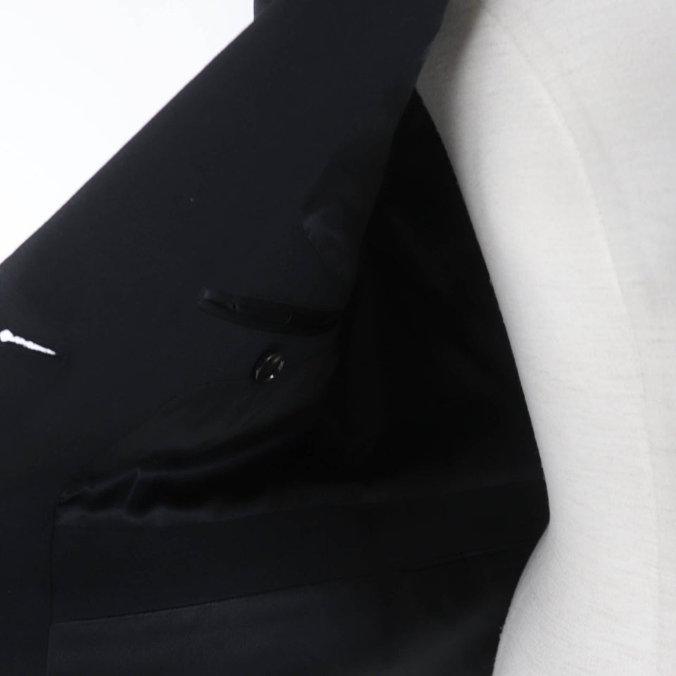 Burberry tailored jacket 8046742 Main: 100% virgin wool, Lining: 100% silk, Sleeve lining: 100% silk, Part: 100% silk black Women 36