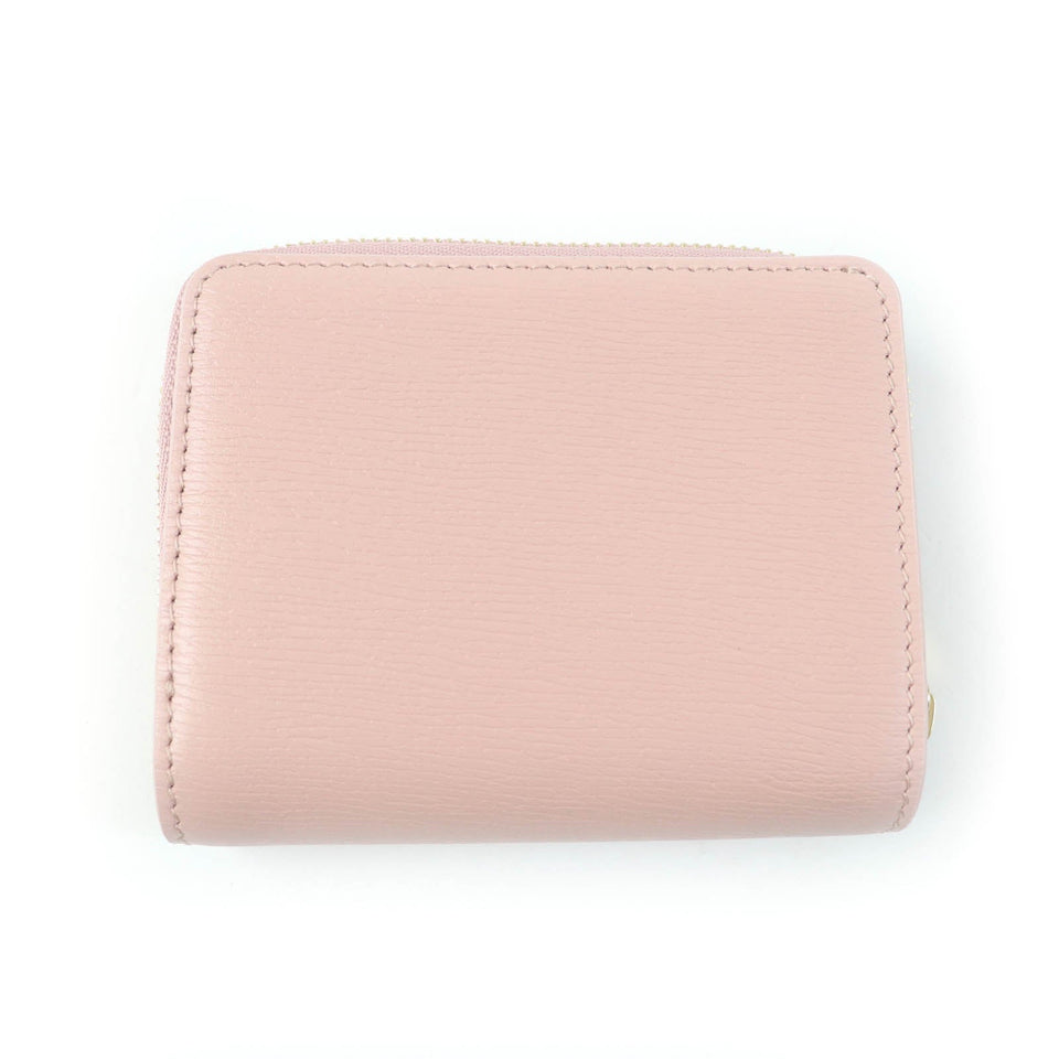 Gucci Bifold Wallet 772639 Main: Leather Light pink Script Mini Wallet Women