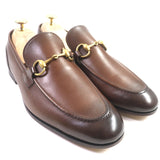 Gucci loafers 406994 Main: Leather Brown Jordaan mens 6
