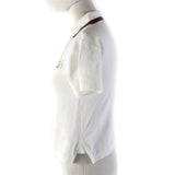 Gucci Short sleeve polo shirt 599122 Main: 100% cotton, Part: 84% cotton, Part: 16% polyester, Part: 100% polyester white Women XS
