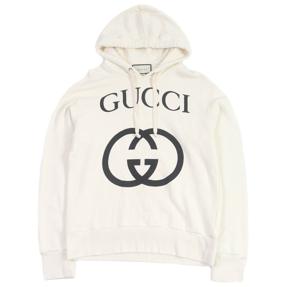 Gucci Hoodie 475374 Main: 100% cotton Ivory mens XS