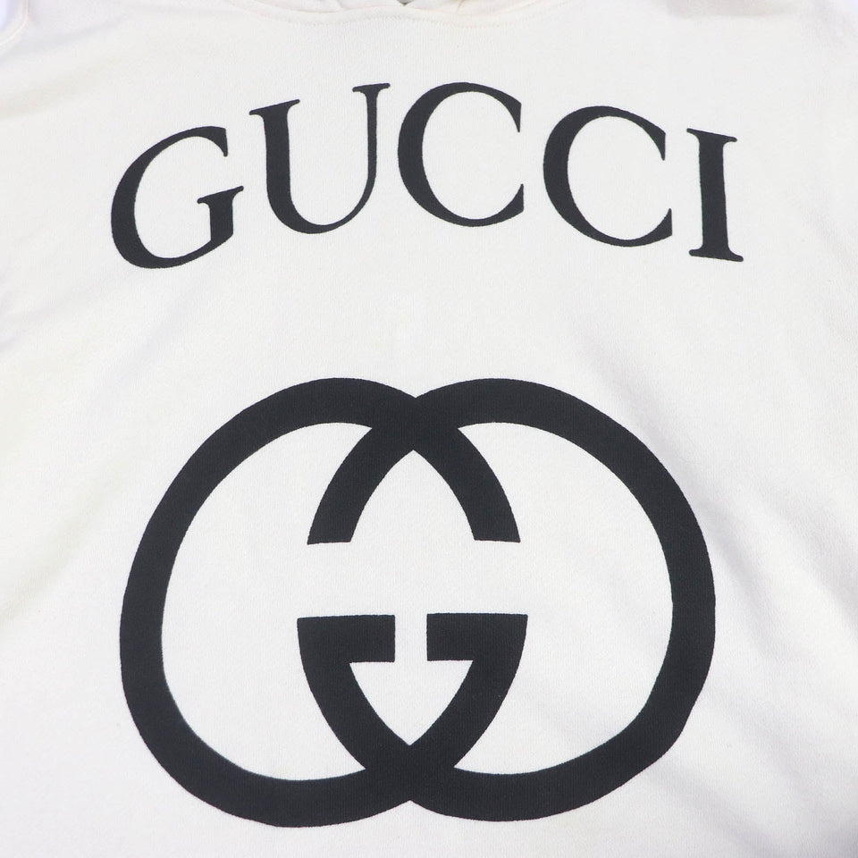 Gucci Hoodie 475374 Main: 100% cotton Ivory mens XS