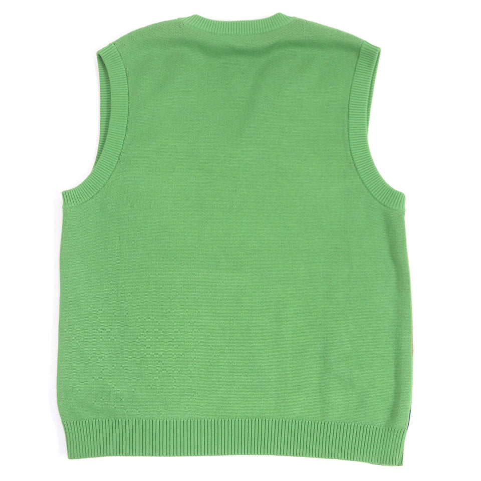 Gucci Vest 653841 Main: 100% cotton, part: 97% cotton, part: 2% nylon, part: 1% polyurethane green mens S