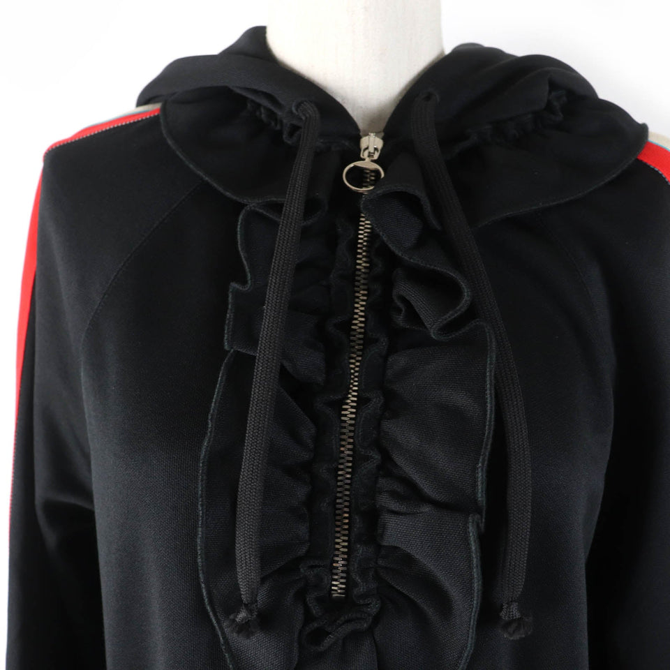 Gucci one piece 502280 Main: 55% polyester, Main: 45% cotton, Part: 100% nylon black Women XS