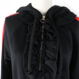 Gucci one piece 502280 Main: 55% polyester, Main: 45% cotton, Part: 100% nylon black Women XS