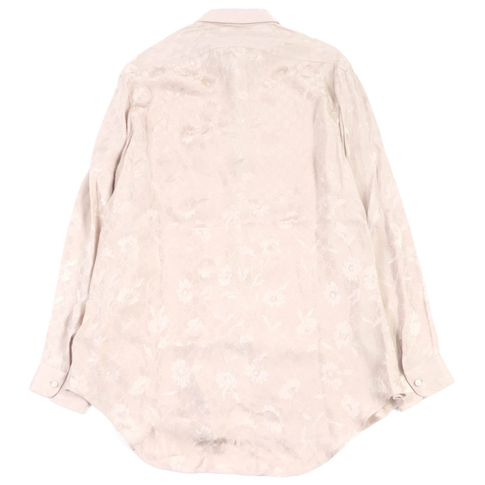 Gucci Long sleeve shirt 596832 Main: 100% rayon pink DAISIES JACQUARD SHIRT mens 48