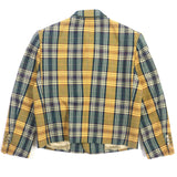 Gucci Riders jacket 710795 Outer: 88% wool, Outer: 10% nylon, Outer: 2% rayon, Lining: 100% rayon, Sleeve lining: 100% cupra yellow-green METAMORFOSI mens 46