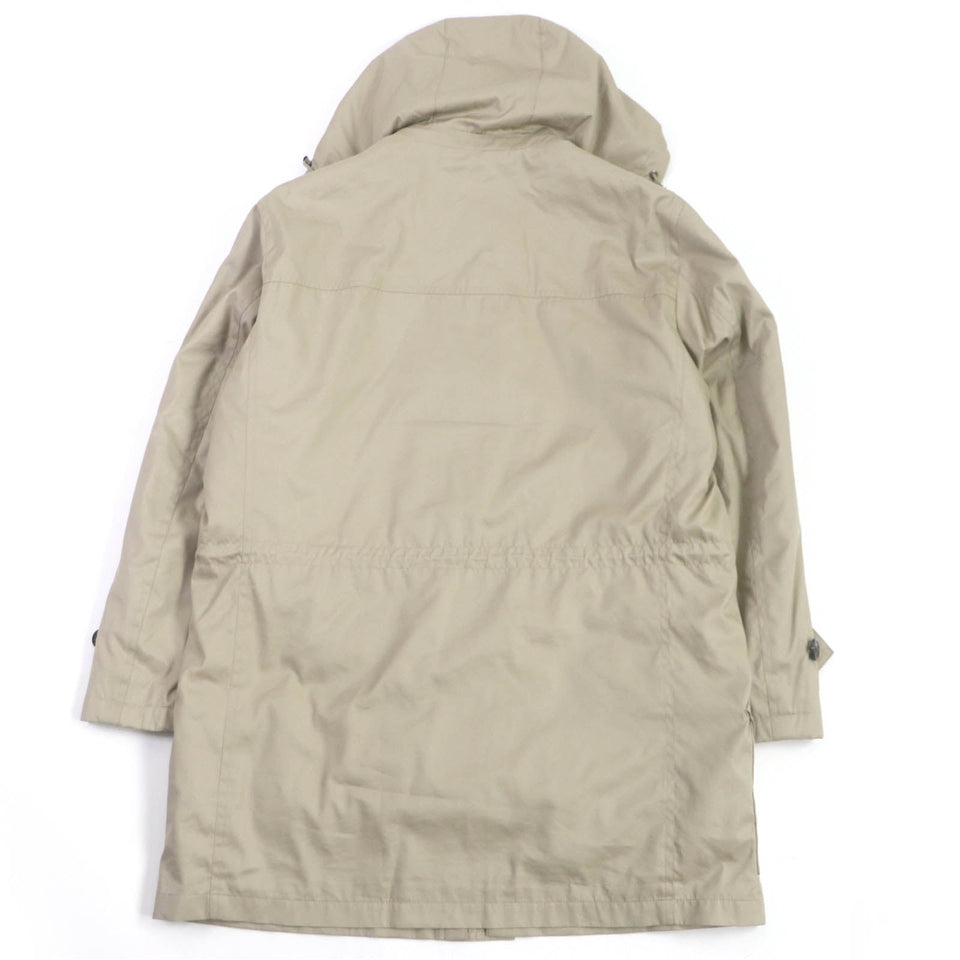 Burberry LONDON coat Outer: 75% cotton, Outer: 25% polyester, Lining: polyester, Lining: rayon, Part: 100% cotton light beige mens LL