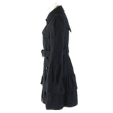 Burberry BLUE LABEL coat Outer: 100% wool, Lining: Cupra, Lining: Polyester, Sleeve lining: Polyester black Women 38