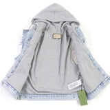 Gucci Denim Jacket 697042 Main: 100% cotton, Part: 100% polyester Indigo blue mens 46