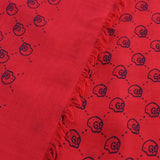 Gucci scarf 453225 Main: 85% rayon, Main: 15% silk Red black mens