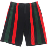 Gucci Shorts 587466 Outer: 85% cotton, Outer: 15% nylon, Lining: 100% cotton, Part: 100% polyester Black red green mens S