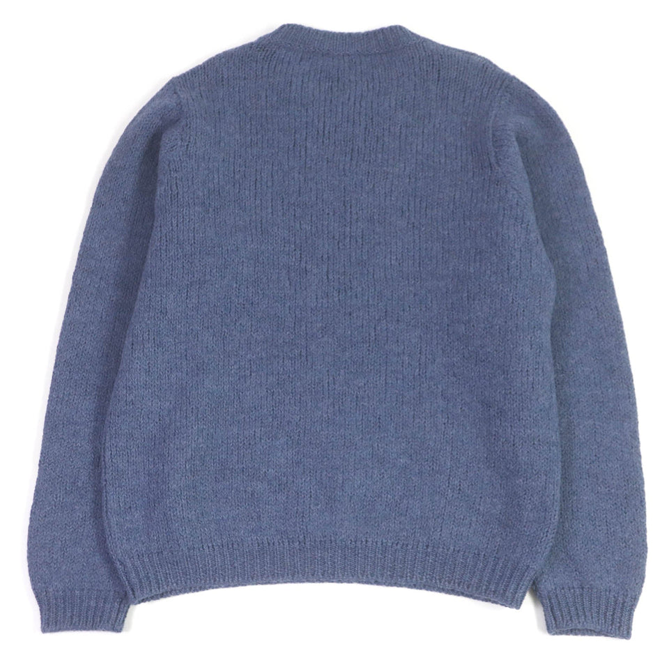 Gucci knit 636327 Main: 100% wool, part: 50% acrylic, part: 50% wool blue mens XL