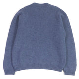Gucci knit 636327 Main: 100% wool, part: 50% acrylic, part: 50% wool blue mens XL