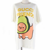 Gucci Short sleeve T-shirt 717422 Main: 100% cotton Ivory GUCCY FRIENDS Women S