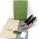 Gucci pumps 676603 Main: GG canvas Brown type Women 36