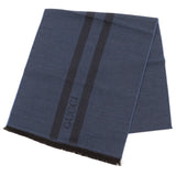 Gucci Scarf Main: 100% wool Navy mens