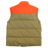 Gucci Down vest 641311 Outer: 70% cotton, Outer: 30% nylon, Part: 100% cotton, Part: 39% polyester, Part: 31% wool, Filling: 100% polyester Camel Orange mens 46