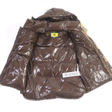 Gucci Down vest 713715 Main: 100% nylon, Filling: 90% down, Filling: 10% feather, Partial: 100% polyester Brown mens 44