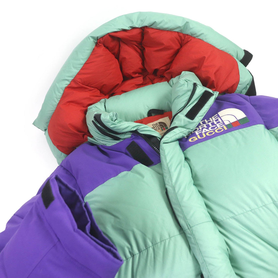 Gucci Down jacket 663895 Main: 100% nylon, Filling: 85% down, Filling: 15% feather, Part: polyurethane, Part: polyester multicolor mens S