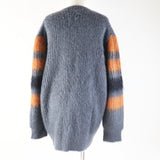 Burberry knit 8037217 Main: 67% mohair, Main: 33% silk Gray orange Women M