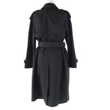 Burberry trench coat 8063801 Outer: 100% polyester, Lining: 100% polyamide (nylon) black Technical twill trench coat Women 40