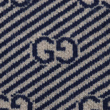 Gucci sweater 626643 Main: 90% wool, Main: 10% cashmere, Part: 86% wool, Part: 13% nylon, Part: 1% polyurethane Brown navy mens XS