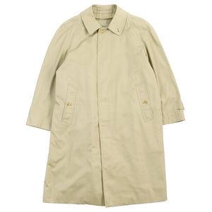 Burberry Stainless collar coat Outer: 51% cotton, Outer: 49% polyester, Lining: 50% polyester, Lining: 50% cotton, Liner: 100% wool beige mens 38