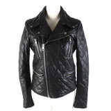 Gucci Jacket 502674 Main: Lamb leather, Filling: 100% polyester, Lining: 100% cupra, Part: 100% nylon, Part: 100% polyester black Women 36