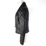 Gucci Jacket 502674 Main: Lamb leather, Filling: 100% polyester, Lining: 100% cupra, Part: 100% nylon, Part: 100% polyester black Women 36