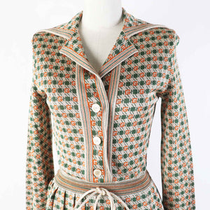 Gucci one piece 632923 Outer: 80% rayon, Outer: 20% metal fiber, Part: 65% rayon, Part: 16% nylon, Part: 15% metal fiber Multi VISCOSE RAME DRESS Women XS