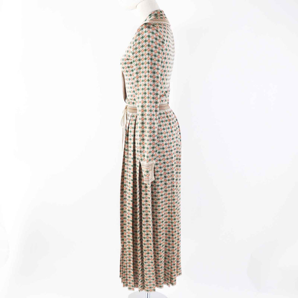 Gucci one piece 632923 Outer: 80% rayon, Outer: 20% metal fiber, Part: 65% rayon, Part: 16% nylon, Part: 15% metal fiber Multi VISCOSE RAME DRESS Women XS