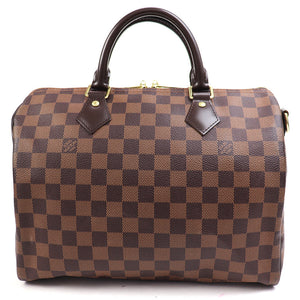 Louis Vuitton Speedy Bandouliere 30 Damier Ebene Shoulder Bag