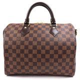 Louis Vuitton Speedy Bandouliere 30 Damier Ebene Shoulder Bag