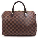 Louis Vuitton Speedy Bandouliere 30 Damier Ebene Shoulder Bag