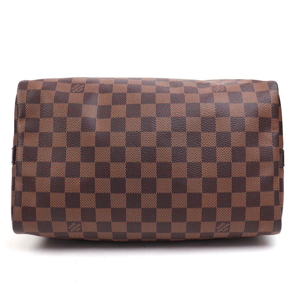Louis Vuitton Speedy Bandouliere 30 Damier Ebene Shoulder Bag