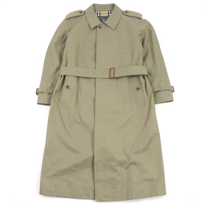 Burberry trench coat Outer: 100% cotton, Lining: cotton, Sleeve lining: polyester green mens 94 175