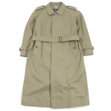 Burberry trench coat Outer: 100% cotton, Lining: cotton, Sleeve lining: polyester green mens 94 175