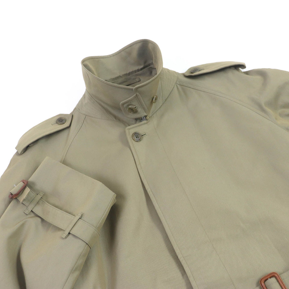 Burberry trench coat Outer: 100% cotton, Lining: cotton, Sleeve lining: polyester green mens 94 175