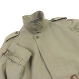 Burberry trench coat Outer: 100% cotton, Lining: cotton, Sleeve lining: polyester green mens 94 175