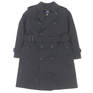 Burberry LONDON trench coat Outer: 100% cotton, Sleeve lining: polyester, Lining: cotton, Leather part: cowhide, Liner: 100% wool black mens L