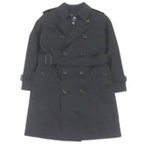 Burberry LONDON trench coat Outer: 100% cotton, Sleeve lining: polyester, Lining: cotton, Leather part: cowhide, Liner: 100% wool black mens L